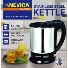 NEVICA STAINLESS STEEL CORDLESS KETTLE 1.5L NV-9000